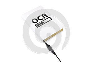 Book connected to USB and OCR