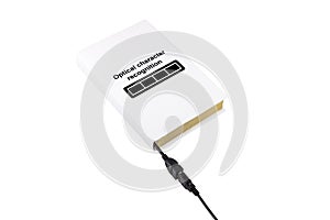 Book connected to USB and OCR