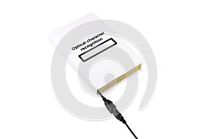 Book connected to USB and OCR