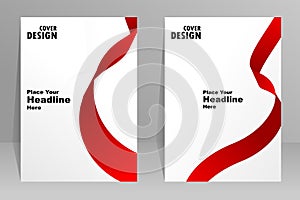 Book cover design in A4 size