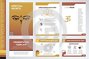 Book cover and presentation template