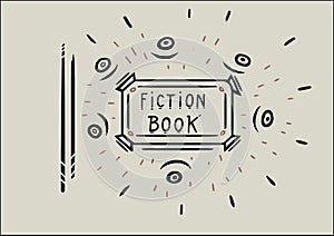 A book design for fiction book