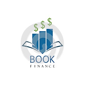 Book digital technology logo