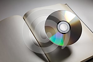 Book and DVD disk