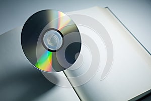 Book and DVD disk