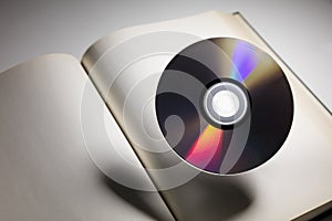 Book and DVD disk