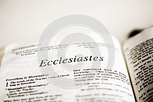 Book of Ecclesiastes