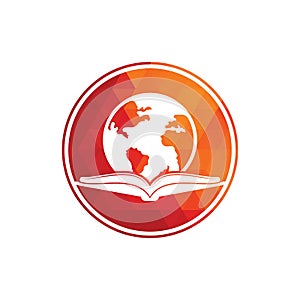 Book education logo icon vector.