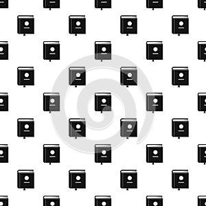 Book encyclopedia pattern seamless vector