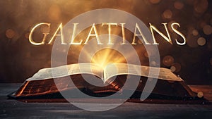 Book of Galatians. photo