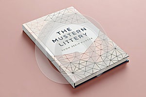 Modern Book Cover Design with Geometric Pattern
