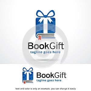 Book Gift Pack Logo Template Design Vector