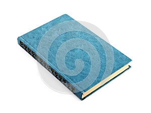 Book with hard cover isolated