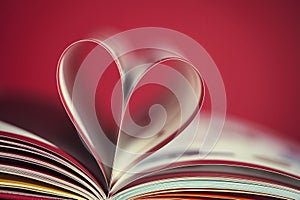 Book with heart