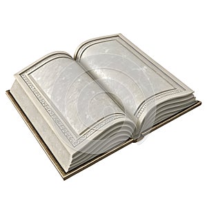 Book icon 3D rendering isolated on white background