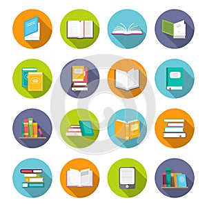 Book icon set