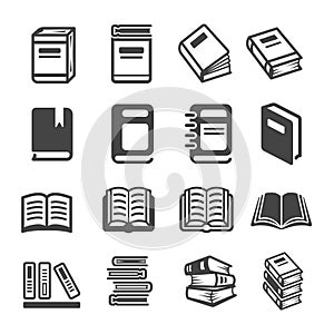 Book icon set