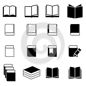 Book icon set