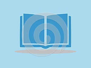 Book Icon, vector illustration, minimal design