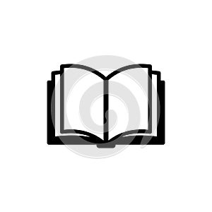 Book Icon. Vector Logo