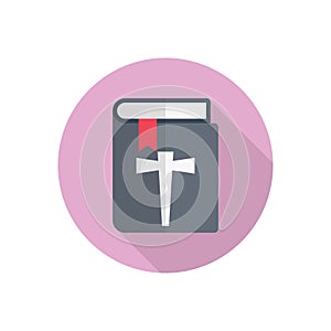 Book flat color icon