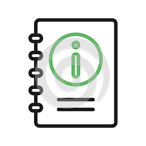 Book Information Icon Image.