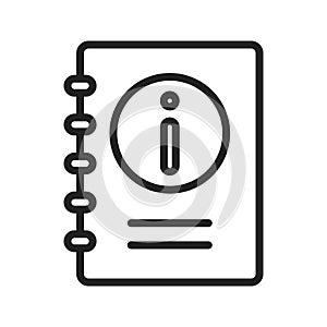 Book Information Icon Image.