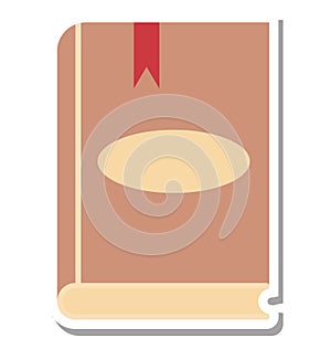 Book Isolated Vector Icon Editable