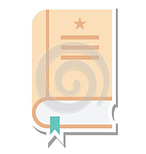 Book Isolated Vector Icon Editable