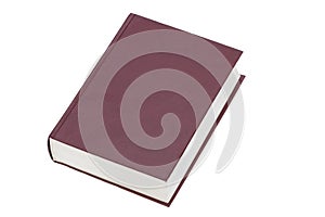 The book isolated on a white background