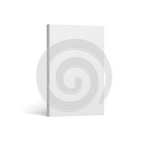 Book isolated on white background. Mockup. Blank.