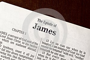 The Book of James Title Page Close-up