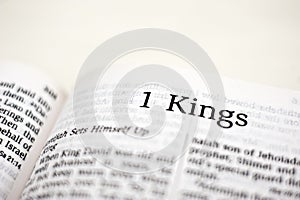 Book of 1 Kings photo