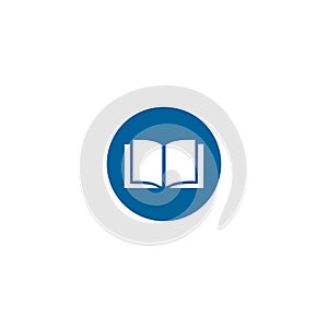 Book and library icon vector design symbol