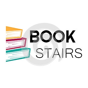 book or library logo for bookstores, book companies, publishers, encyclopedias, libraries, education, digital books, vectors