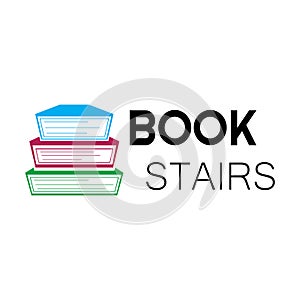 book or library logo for bookstores, book companies, publishers, encyclopedias, libraries, education, digital books, vectors