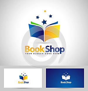 Book Logo Book Shop Icon