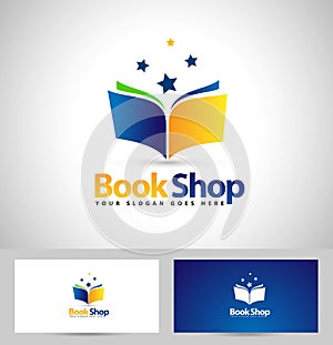 Un libro designazione dell'organizzazione o istituzione un libro il negozio icona 