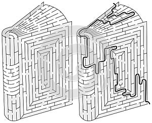 Book maze
