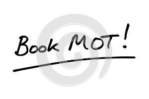 Book MOT photo