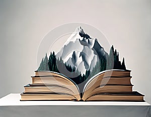 Book Mountain: Symbol of Knowledge