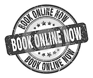 book online now stamp