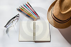 Book Pencil Glasses hat