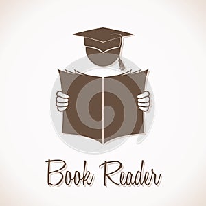 Book Reader Sign