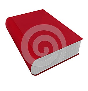 Book Red 3d Cover Novel Fiction Advice Help Manual