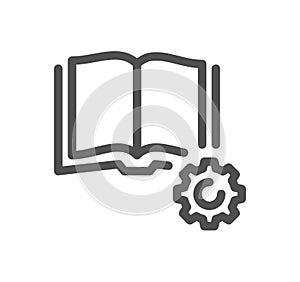 Book related icon.