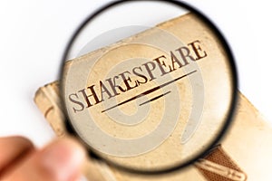A Book by Shakespeare under a Magnifying Glass