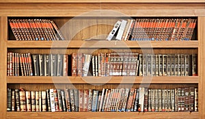 Synagogue book Shelf in Paris photo