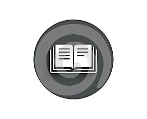 Book simple icon. Education symbol.