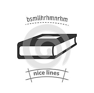 book simple icon. book icon